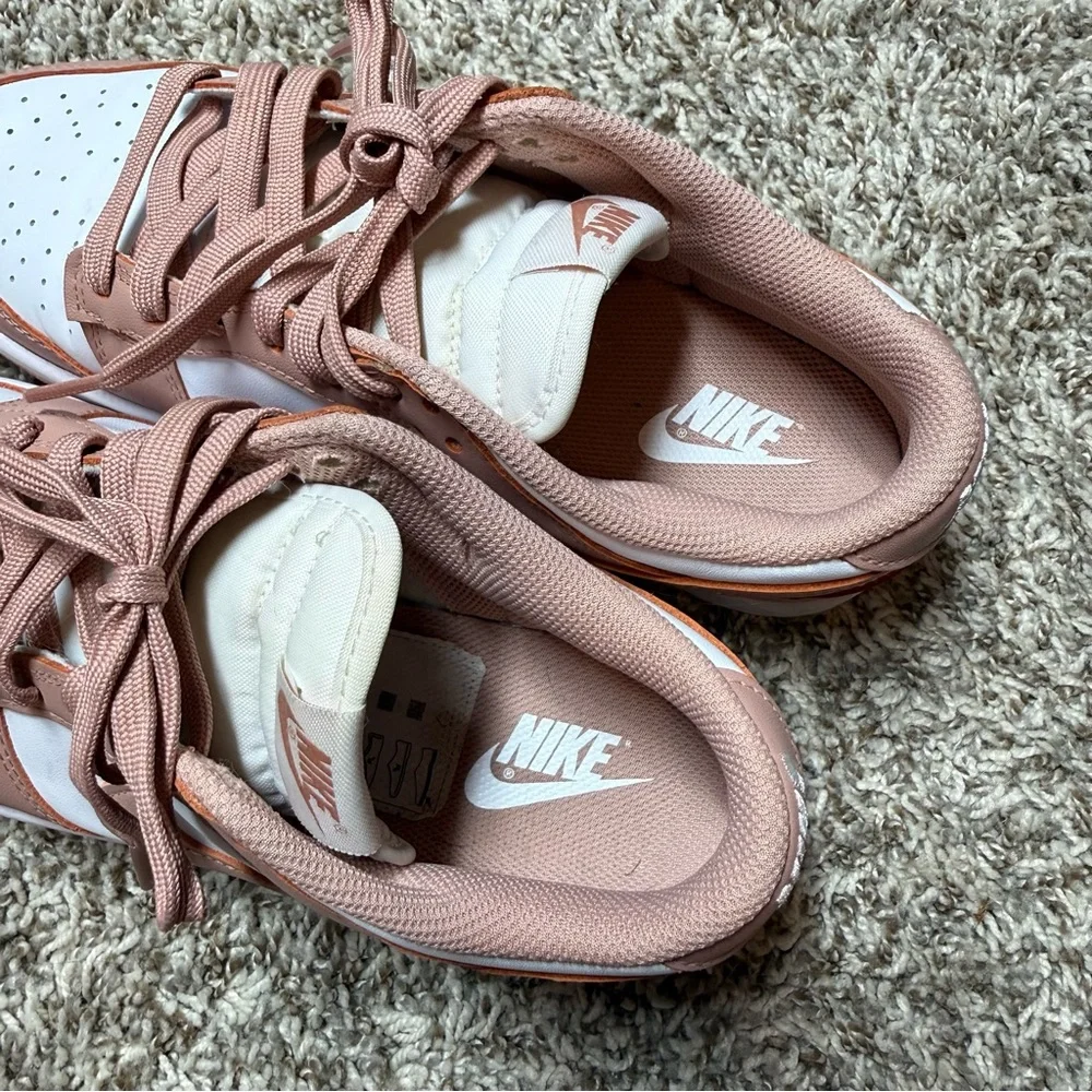 Nike Women's Dunk Low Sneaker in Rose Whisper Pink